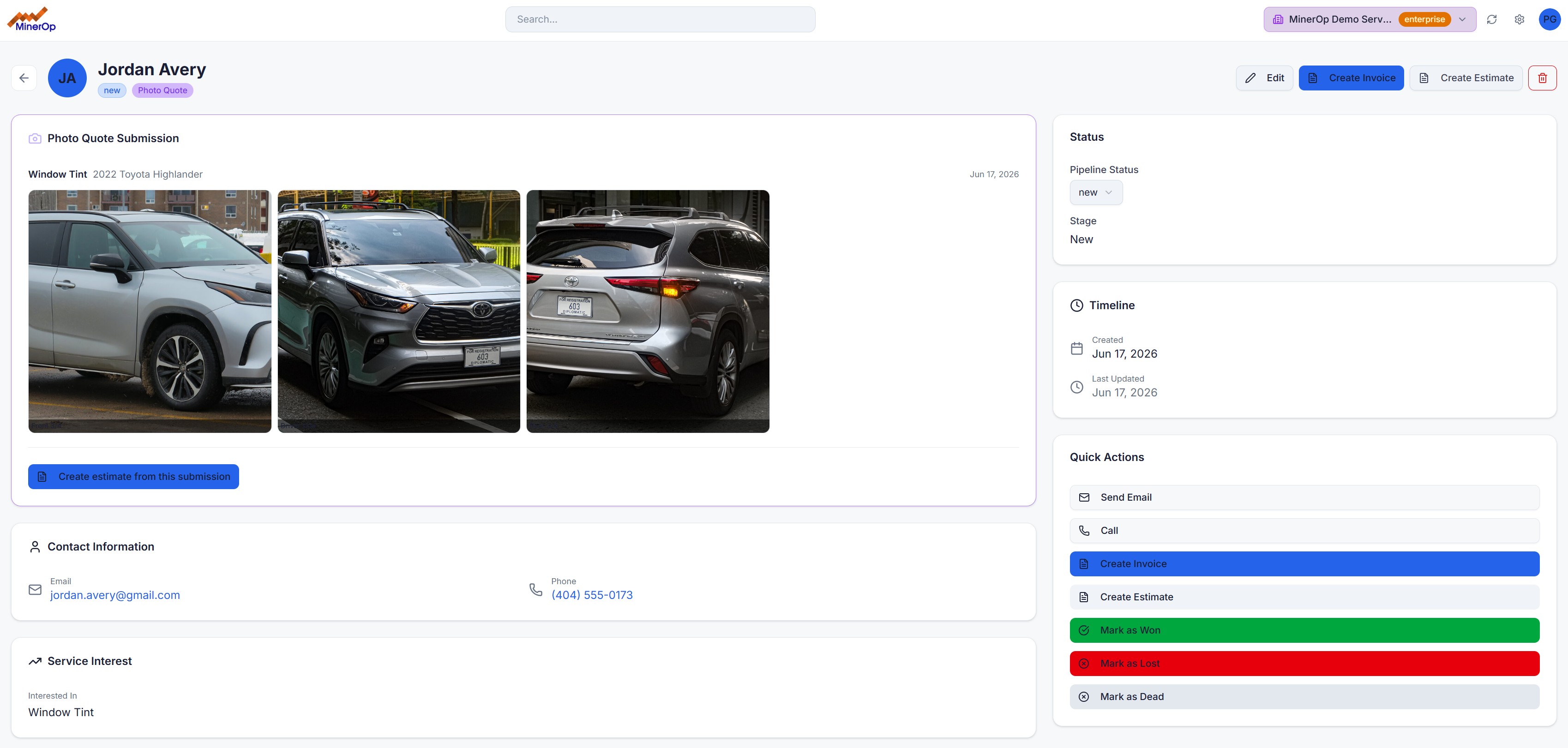 Turn It Into an Estimate in One Click