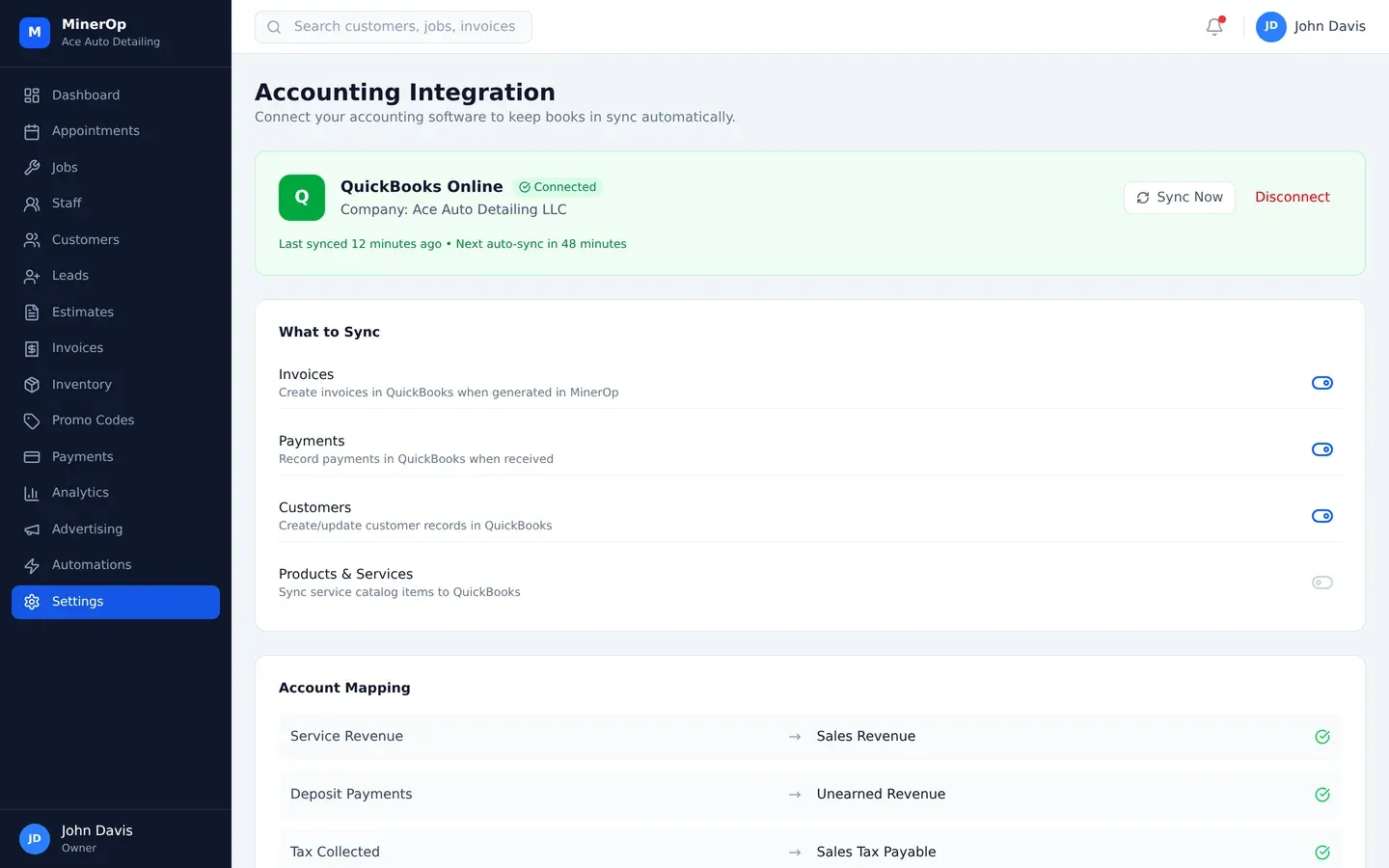 Automatic Reconciliation